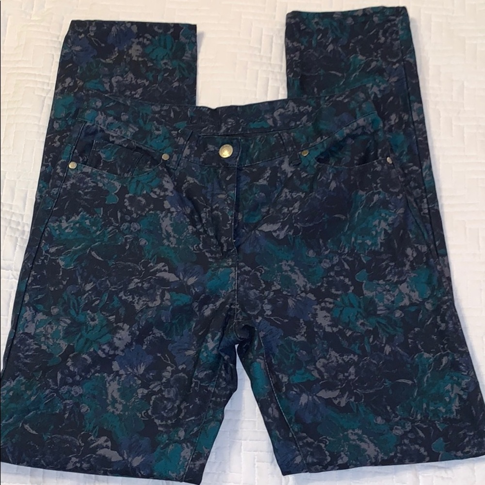 🏖️ Gina Benotti Flowered Jeans, Size Eu 38 (8 US)